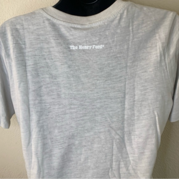 Henry Ford Museum Women's L Grey Tee "Whether You Think You Can Or Can't You're - Picture 9 of 10